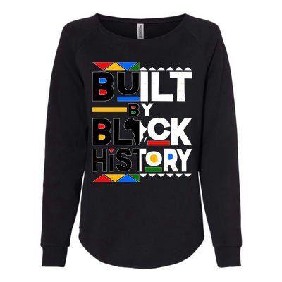 Cool Built By Black History Womens California Wash Sweatshirt