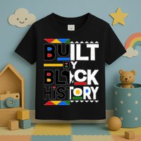 Cool Built By Black History Toddler T-Shirt