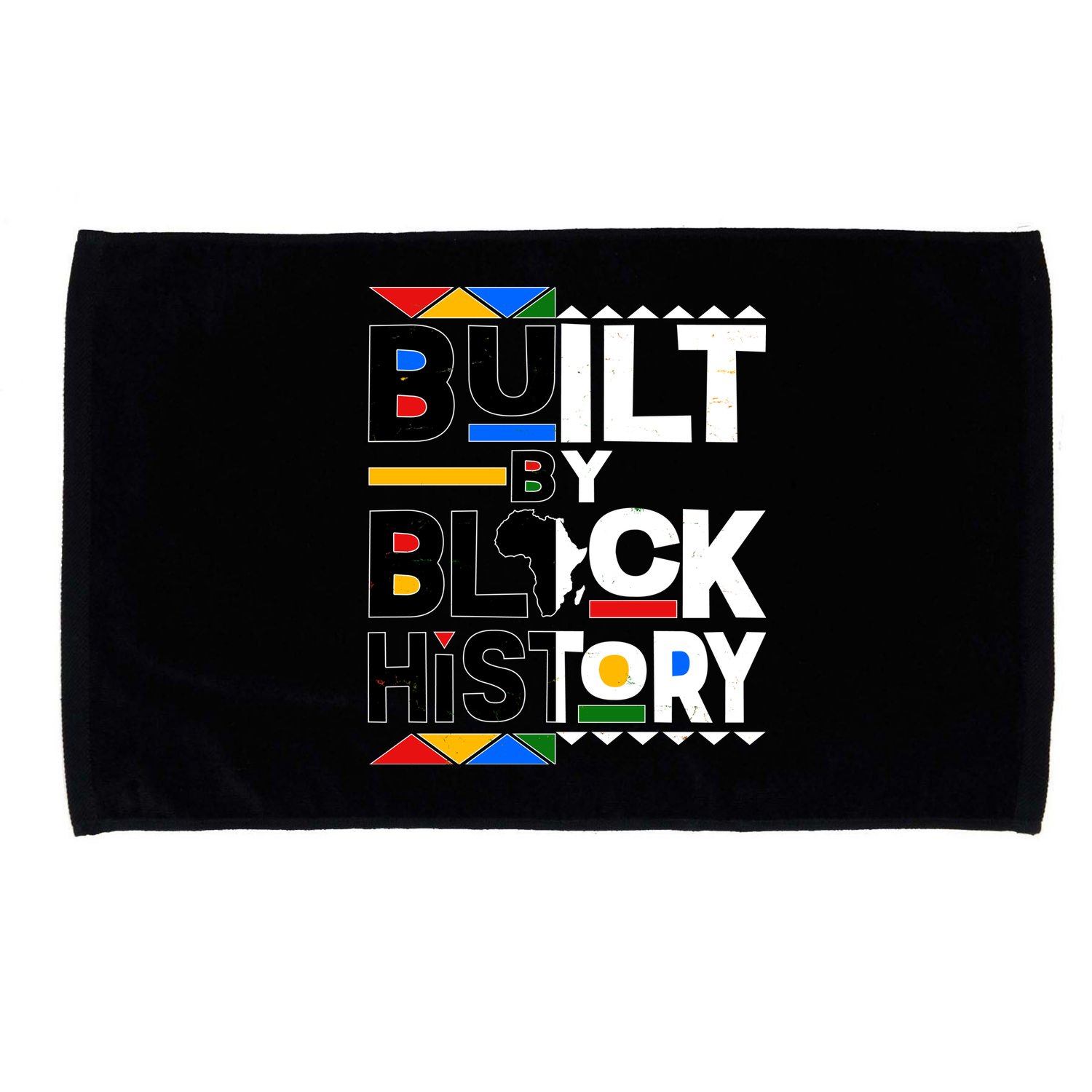 Cool Built By Black History Microfiber Hand Towel