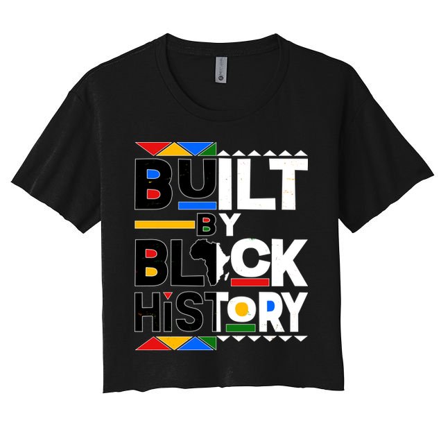 Cool Built By Black History Crop Top