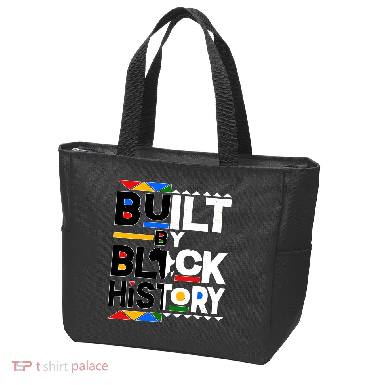 Cool Built By Black History Zip Tote Bag