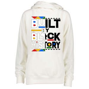 Cool Built By Black History Womens Funnel Neck Pullover Hood