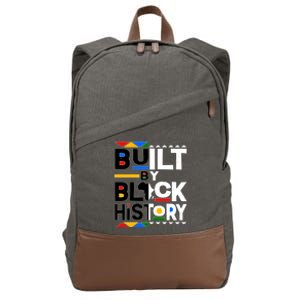 Cool Built By Black History Cotton Canvas Backpack