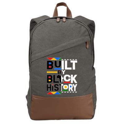 Cool Built By Black History Cotton Canvas Backpack