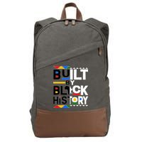 Cool Built By Black History Cotton Canvas Backpack