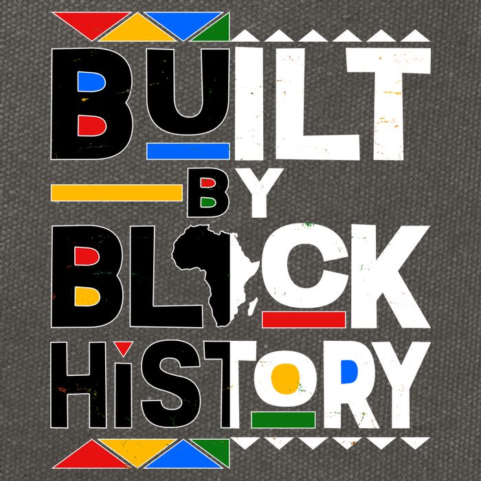 Cool Built By Black History Cotton Canvas Backpack