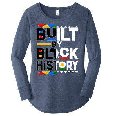 Cool Built By Black History Women's Perfect Tri Tunic Long Sleeve Shirt