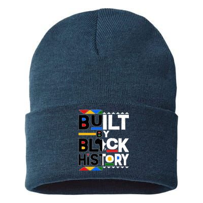 Cool Built By Black History Sustainable Knit Beanie