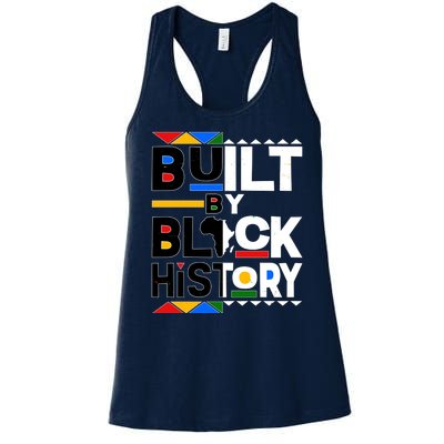 Cool Built By Black History Women's Racerback Tank