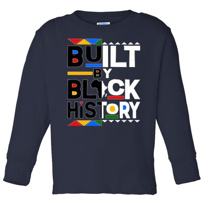 Cool Built By Black History Toddler Long Sleeve Shirt