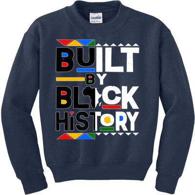 Cool Built By Black History Kids Sweatshirt