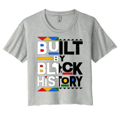 Cool Built By Black History Women's Crop Top Tee