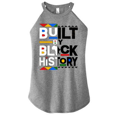 Cool Built By Black History Women's Perfect Tri Rocker Tank