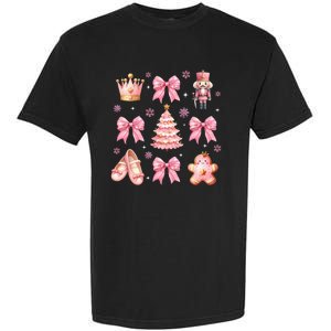 Coquette Bow Ballet Gingerbread Christmas Xmas Garment-Dyed Heavyweight T-Shirt