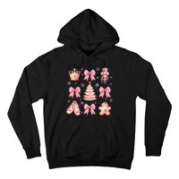 Coquette Bow Ballet Gingerbread Christmas Xmas Hoodie