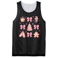 Coquette Bow Ballet Gingerbread Christmas Xmas Mesh Reversible Basketball Jersey Tank