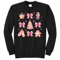 Coquette Bow Ballet Gingerbread Christmas Xmas Tall Sweatshirt