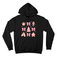 Coquette Bow Ballet Gingerbread Christmas Xmas Tall Hoodie