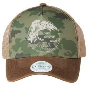 Crows Before Bros Support Your Local Murrder Legacy Tie Dye Trucker Hat