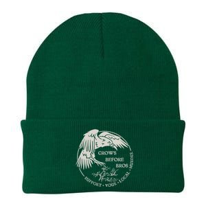 Crows Before Bros Support Your Local Murrder Knit Cap Winter Beanie