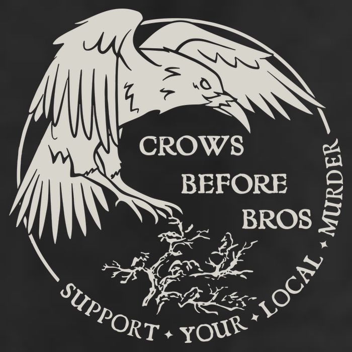 Crows Before Bros Support Your Local Murrder Knit Cap Winter Beanie