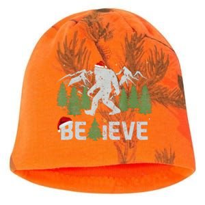 Christmas Believe Bigfoot Kati - Camo Knit Beanie