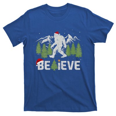 Christmas Believe Bigfoot T-Shirt