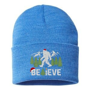 Christmas Believe Bigfoot Sustainable Knit Beanie