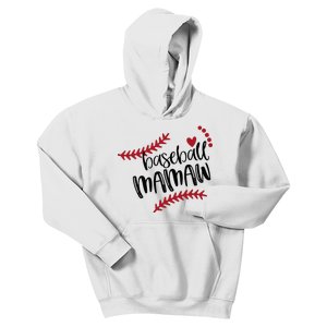 Cute Baseball Ball Mom Christmas Baseball Mamaw MOTHERS DAY Kids Hoodie