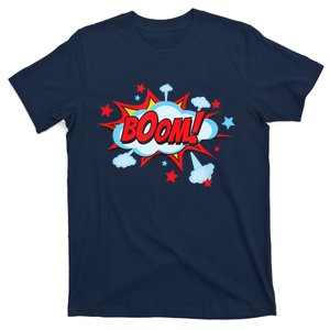 Comic Book BOOM , Funny Retro Costume, Superhero T-Shirt