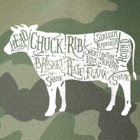 Cow Butcher Beef Cuts Diagram Legacy Tie Dye Trucker Hat