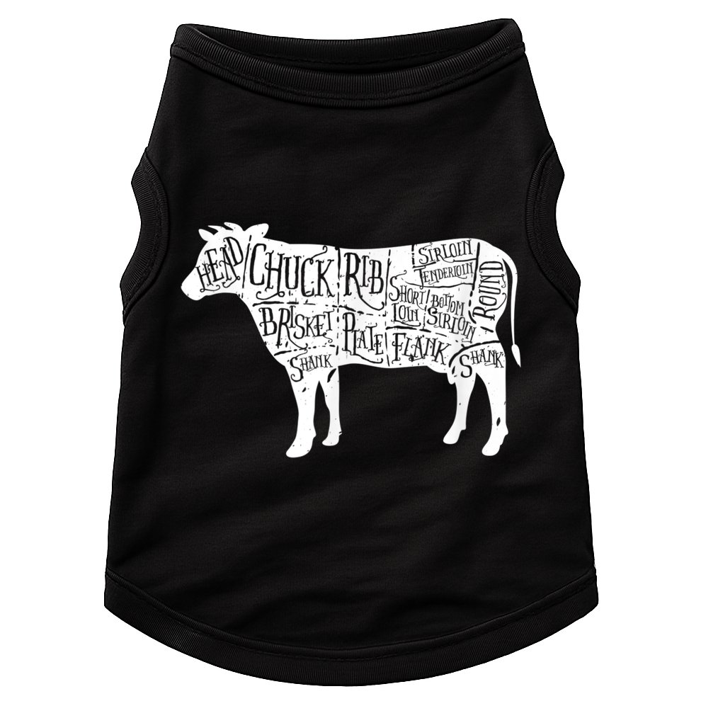Cow Butcher Beef Cuts Diagram Doggie Tank
