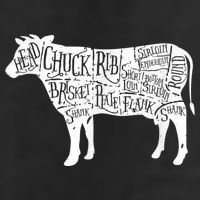 Cow Butcher Beef Cuts Diagram 25L Jumbo Tote