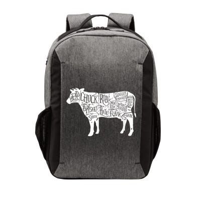Cow Butcher Beef Cuts Diagram Vector Backpack