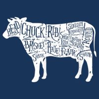 Cow Butcher Beef Cuts Diagram Infant Baby Jersey Bodysuit