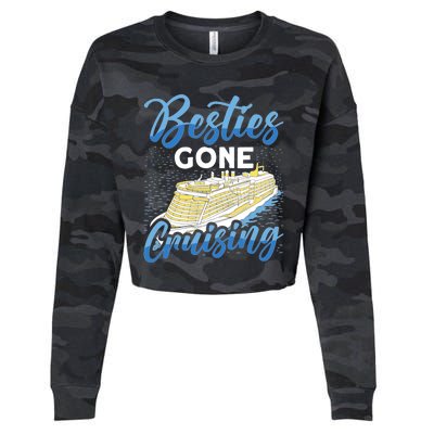 Cruising Boat Besties gone cruising Cruise Cropped Pullover Crew