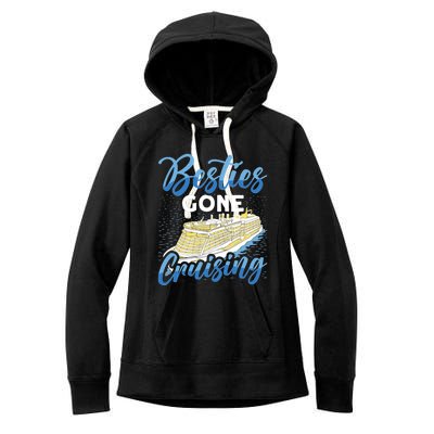 Cruising Boat Besties gone cruising Cruise Women's Fleece Hoodie