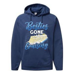 Cruising Boat Besties gone cruising Cruise Performance Fleece Hoodie