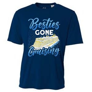 Cruising Boat Besties gone cruising Cruise Cooling Performance Crew T-Shirt