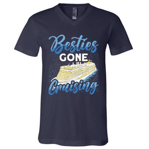 Cruising Boat Besties gone cruising Cruise V-Neck T-Shirt