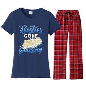 Cruising Boat Besties gone cruising Cruise Women's Flannel Pajama Set