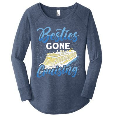 Cruising Boat Besties gone cruising Cruise Women's Perfect Tri Tunic Long Sleeve Shirt