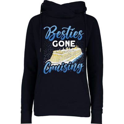 Cruising Boat Besties gone cruising Cruise Womens Funnel Neck Pullover Hood