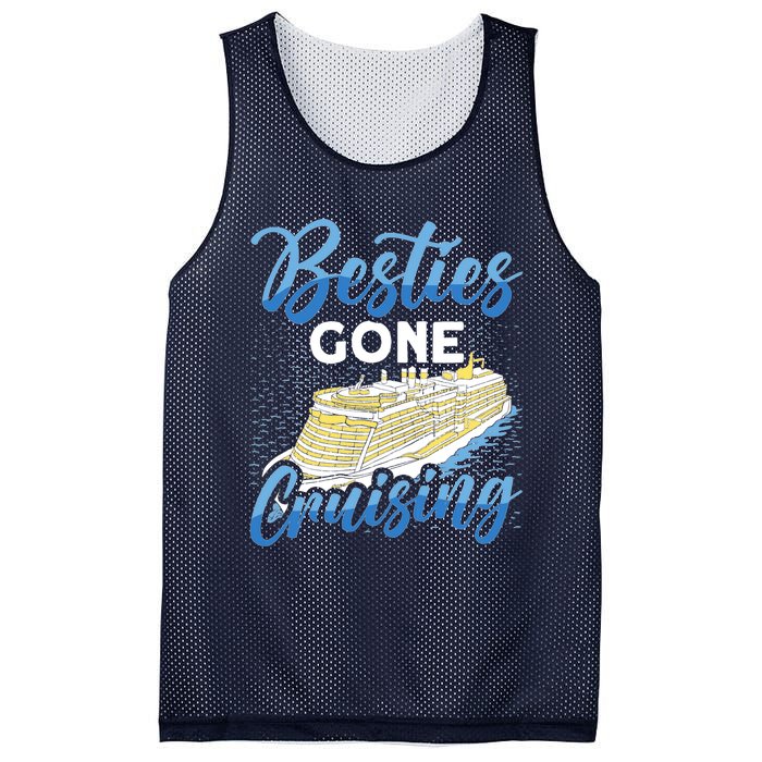 Cruising Boat Besties gone cruising Cruise Mesh Reversible Basketball Jersey Tank