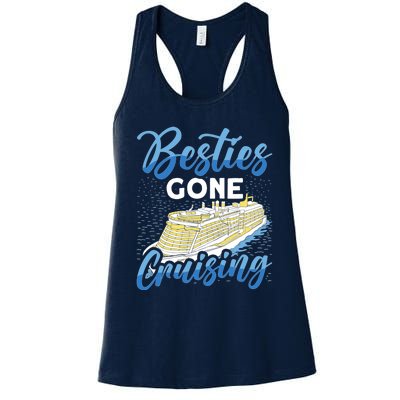 Cruising Boat Besties gone cruising Cruise Women's Racerback Tank