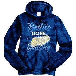 Cruising Boat Besties gone cruising Cruise Tie Dye Hoodie