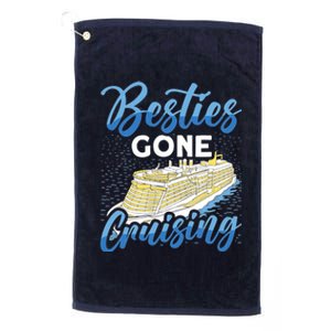 Cruising Boat Besties gone cruising Cruise Platinum Collection Golf Towel