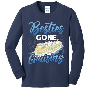 Cruising Boat Besties gone cruising Cruise Kids Long Sleeve Shirt