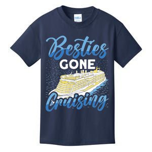 Cruising Boat Besties gone cruising Cruise Kids T-Shirt