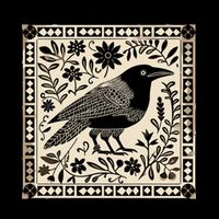 Crows Before Bros Support Your Local Murder Drawstring Bag